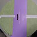 4 x Round faux Leather Placemats