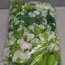 Lvydec Wisteria Artificial Flowers Garland, 4Pcs Total 28.8ft White Artificial Wisteria Vine Silk Hanging Flower for Home Garden Outdoor Ceremony Wedding Arch Floral Decor