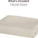 Bedsure Duvet Cover Twin/Twin XL - Only Includes 1 Duvet Cover (68"x90"), Hotel Luxury Soft Double Brushed All Season Bedding for Kids & Adults, Zipper Closure, Linen (No Comforter, No Pillow Shams)