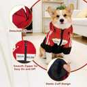 Dog Raincoat, Waterproof Dog Rain Jacket with Detachable Hood, Rain Coat with Smooth Zipper, Elastic Cuff for Small Dogs, Outdoor Adventures/Walking Lightweight Dogs L 