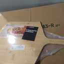 Pizza Peel 16 Inch, Natural Bamboo Pizza Board for Transferring & Serving, 24"L x 16"W