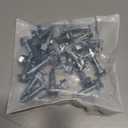 Small Parts 312007KWSMS Steel Self-Drilling Screw, Zinc Plated Finish, Serrated Hex Washer Head, Hex Drive, #3 Drill Point, 5/16"-18 Thread Size, 1-1/4" Length (Pack of 25)