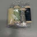 Mindsoft Frayed Chiffon Ribbon for Craft Silk Satin Ribbons 1/2-1/4 Inch x 20 Yard Handmade Fabric Strips with Wooden Spool for Valentines Day Wedding Gift Wrapping(Green)