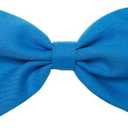 Kids Blue Dress Costume Cosplay Girls Princess Dress Summer Dress Blue Skirt Belt Bow Headwear Outfit Halloween Suit, Medium