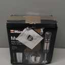 Mueller Multistick 5-in-1 Immersion Blender Handheld, 12 Speed Hand Mixer-Turbo Boost, Heaviest Duty Copper Motor, Titanium reinforced Blades Hand Blender, Milk Frother Wand, Whisk, Beaker, Chopper, Grey