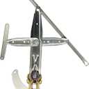 JC Whitney Window Regulator Compatible with Honda Civic 1996-2000 2-Door, Coupe Front, Passenger Side JH462991