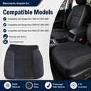 SecosAutoparts Passenger Side Bottom Replacement Cloth Seat Cover Dark Gray Compatible with Dodge Ram 1500 2500 3500 SLT 2001 2002 2003 2004 2005