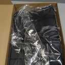 TIKNIK Silicone Dish Drying Mat, Stone Drying Mat for Kitchen Counter with Built-In Drain, Non-Slip Drain Pad with Built-in Drain, Heat Resistant Stone Drying Mat, Hangable, Black-1pc, 20" x 15"