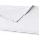 Lane Linen 100% Organic Cotton Queen Size Flat Sheet Only (90"x104") - Super Soft 100% Cotton Queen Flat Sheet - Lightweight & Durable Cotton Bed Sheet - White