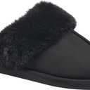 Nine West Women's Scuff Extra Soft Slippers (9-10, Black)
