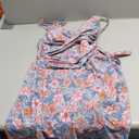 Blooming Jelly Women Plus Size Swim Dress Swimsuit One Piece Tummy Control Bathing Suits Modest Criss Cross Swim Suits (X-Large Plus, Floral)