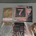 70th Birthday Decorations for Women,32PCS 70th Birthday Party Decorations,Including Backdrop, Crown, Sash, banner, Hanging Swirl,Cake Topper,balloons,Paper Fans,Anniversary Card and paper fans