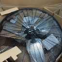 OEMTOOLS 24" Outdoor Wall Mount Fan, 80 Oscillating Fan 6800 CFM Max, Water Resistant, Use in Garage, Gym, Warehouse, Factory and Jobsite