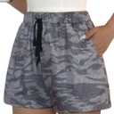 Rainoop Womens Athletic Shorts 2024 Comfy Summer Drawstring High Waist Trendy Casual Running Shorts with Pocket M