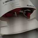 Allzedream Leather Purse Strap Replacement Crossbody Handbag Long Adjustable (Red, Silver Hardware)