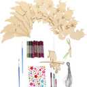 ERINGOGO 1Set Wind Chime Kit Unicorn Cutouts Rods for Crafting Fun Outdoor Decoration for Art Projects for Home Garden and Patio Decor