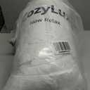 CozyLux Queen Comforter Set White, 7 Pieces Pintuck Bed in A Bag, Premium White Comforter Queen Size, Pinch Pleat Bedding Sets with Comforter, Sheets, Pillowcases & Shams