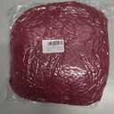 HFCNMY Stretch Knitted Jacquard Ottoman Cover - Thick Washable Slipcover for Square Storage Ottoman With Elastic Bottom - Red X-Large