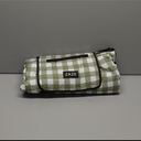 ZAZE Extra Large Picnic Outdoor Blanket, 80''x80'' Waterproof Foldable Blankets Gingham Picnic Mat for Beach, Camping Grass Lawn Park Accessories Cute Couple Gifts Ideas Wedding Registry(Green White)