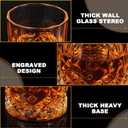 Yaomiao 36 Pcs Old Fashioned Whiskey Glasses Bulk 7 Oz Bourbon Glass Cocktail Rocks Glasses for Whiskey Bourbon Liquor and Cocktail Drinks Gift