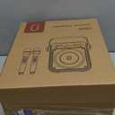 Karaoke Machine with 2 Wireless Microphones: HWWR Portable Karaoke Bluetooth 5.3 Light Speaker, PA System Home Party with Subwoofer, Disco Lights, Supports TV/REC/FM/AUX/USB/TF for Gifts Adult Kids