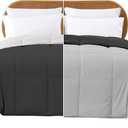 Modern Threads Down Alternative Reversible Comforter Dark Gray/Gray Queen