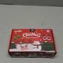 Max Fun 12Pcs Christmas Glasses Glitter Holiday Party Glasses Frames Christmas Decoration Accessories Costume Eyeglasses for Christmas Parties Holiday Favors (One Size Fits All)