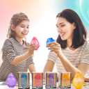 2 x Water Drop Shape Squishy Stress Relief Ball with Base, Heart Shape Malt Sugar squishes Fidget ToysSqueeze Sensory Toy for Kids Autism, Novelty Dream Slow Rise Squishies Balls for ADHD