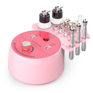 Diamond Microdermabrasion Machine Professional for Facial UNOISETION 3 in 1 Home Microdermabrasion Machine for Skin Exfoliating, Blackhead Removal, Spray Facial Moisturizing (Pink)