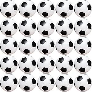 Oleitodh 60 Pcs Mini Soccer Stress Balls Soccer Party Favor 2.5'' Inch Mini Foam Sports Ball Squeeze Ball Kids Adults Anxiety Stress Relief for School Carnival Reward Party Bag Gift Fillers