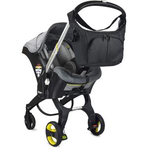 Baby & Beyond Essential Bag, Compatible with Doona Car Seat Stroller, with additional hooks and straps to be compatible with any universal stroller, Converts into Tote Diaper Bag