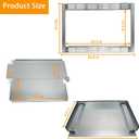 NN-TK922SS 27-inch Trim Kit for 2.2 cu ft Microwave Ovens Compatible with Panasonic, 27 inch, Stainless Steel