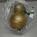 XmasExp 6in Large Christmas Ornaments Christmas Ball Ornaments Giant Tree Decoration Shatterproof Decorative Hanging Balls for Holiday Party Decor (Gold, 2pcs)