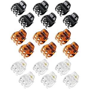 Medium Hair Clips, 18 Pcs 1.38 Inch Hair Claw Clips, No-Slip Jaw Clips for Women and Girls one piece