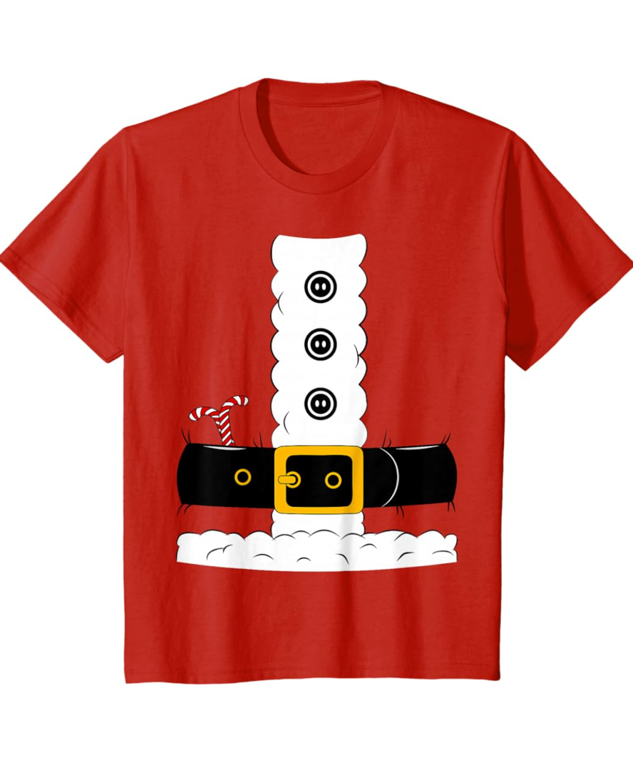 Christmas Tee Santa Claus Suit Adult Men Women Kids T-Shirt, Men , Size M