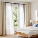 jinchan Grey Sheer Curtains for Bedroom 63 Inch Length Leaf Embroidered Semi Sheers for Living Room Botanical Embroidery Voile Transparent Back Tab Window Treatments 2 Panels