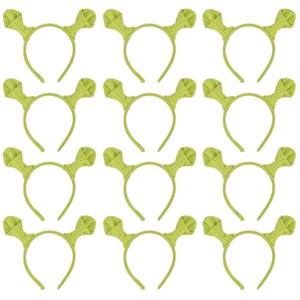 KINTOMG Green Ogre Ears Costume Headband, Party Accessories for Dress Up (12 Pieces)