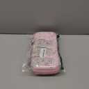 FIWWAT Protective Case for Nintendo Switch 2, Protable Carrying Case for Console and Accessories, 12 Game Card Slots, Large Capacity Cute Travel Bag and Shoulder Strap for Girls, Pink Strawberry (Soft Blossom Pink)