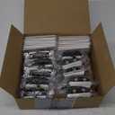 ELECTECK 20 Pack - Single Pole Decorator Light Switch,15A 120/277V, Rocker Wall Switch with Wallplate, ON/Off Paddle Interrupter, UL Certified, White