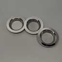 MR.SIGA Kitchen Sink Strainer, Stainless Steel Sink Drain Strainer, Dishwasher Safe, Outer Diameter 4.4 inch/11.2cm, Inner Diameter 3 inch/7.6cm, Pack of 3