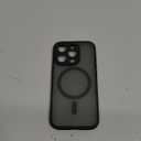 TOCOL Magnetic for iPhone 15 Pro Case, Upgraded Full Camera Protection, Compatible with Magsafe, Drop Protection, Translucent Matte Back Phone Cover 6.1-Inch (Black)