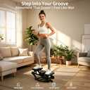 Rock Stepper, Side to Side Rock Stepper Exercise Machine, Low-Impact Balance Board with Digital Counter and Resistance Band, 330 LBS Weight Capacity for Full Body Workout Balance