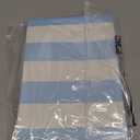 Boao 4 Pack Blue and White Awning Decoration 3D Stripe Cardboard Awning Carnival Wall Decor Circus Party Favors for Lemonade Stand Bakery Ice Cream Truck Bulletin Board Decor