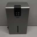 Dehumidifier, Dehumidifiers for Home, 98 OZ Water Tank, (1000 sq.ft) Quiet Dehumidifier for Basement Bathroom Bedroom with Humidity Display, Auto Shut Off, Relaxing 7 Color Ambient Light (Gray)