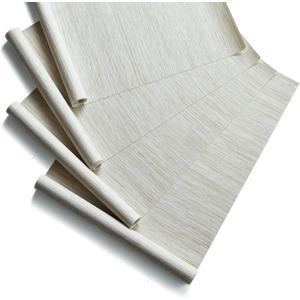 Replacement Fabric Panels for Sliding Glass Door (4-Pack, 23"x96"), Fabric Only, Natural Woven Blind Slats, Trimmable, Sheer, Track & Bottom Rail Not Included,Beige Cream