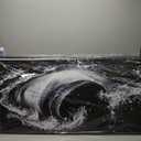 Suconvng White Sea Wave Abstract Wall Art For Living Room Artwork Canvas Art Wall Decor Painting Abstract Wall Decor Print Picture For Bedroom Office Hotel Decoration 24 X 48 Inch