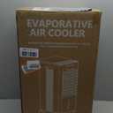 Windowless Portable Air Conditioners Fan, Evaporative Air Cooler w/3 Modes & 3 Speeds, 12H Timer for Smart Auto-off, 2-Gal Tank for 20H Cooling,16FT Remote,No Hose Needed,46db Swamp Cooler