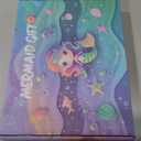 Danvren Mermaid Bracelet Making Kit for Girls, Mermaids Toys Jewelry Craft Christmas Birthday Gifts for Girl, 200+ DIY Beads,Charm Necklace Making Kits for Kids Ages 5-10