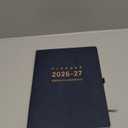 Planner 2026-2027 - Jul 2026 - Jun 2026, 8.5" x 11" 2026-2027 Planner Weekly and Monthly, Faux Leather Cover, Pen Holder, Pocket, 25 Notes Pages, A4 Premium Paper - Blue