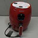 Small Compact Air Fryer, 2.1QT, 4-in-1 Small Mini Airfryer, Bake, Roast, Reheat, 98% Less Oil, Adjustable Temperature Control w/ 60min Timer, Quiet, Nonstick & Dishwasher Safe Basket, BPA-Free, Red